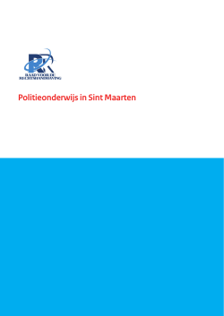 rapport politieonderwijs
