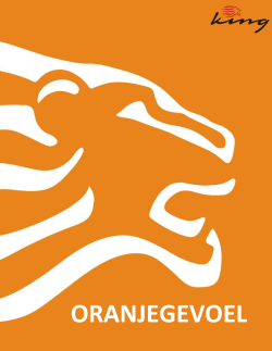 ORANJEGEVOEL - King Nederland