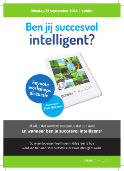 Ben jij succesvol intelligent?