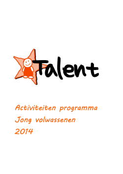 download jaarprogramma jong volwassenen 2014