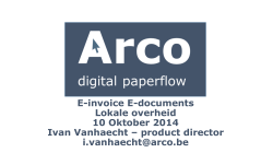 E-invoice E-documents - Arco - V-ict-or