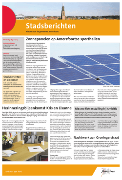 editie van Stadsberichten op 16 juli 2014