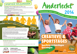 Folder Anderlecht NL 2014
