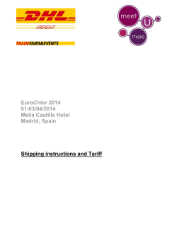 EuroChlor 2014 01-03/04/2014 Melia Castilla Hotel Madrid, Spain