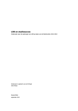 LOB-en-studiesucces-Eindrapport