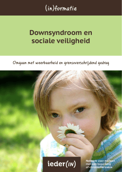 (in)formatie Downsyndroom en sociale veiligheid