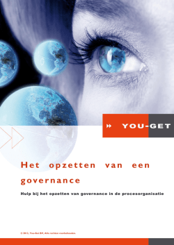Het opzetten van een governance