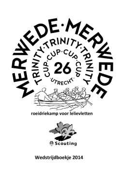 Wedstrijdboekje 2014