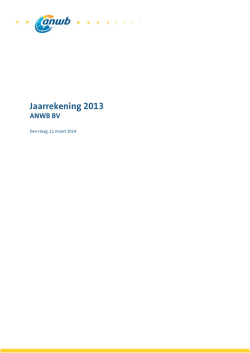 Jaarverslag 2013
