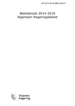 de beleidsnota als pdf - Communicatie