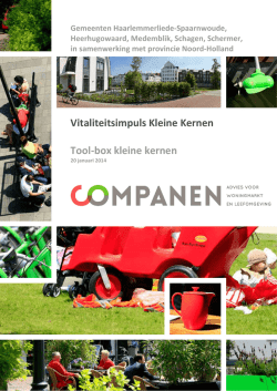 Vitaliteitsimpuls Kleine Kernen Tool-box kleine kernen