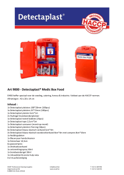 Art 9000 - Detectaplast® Medic Box Food