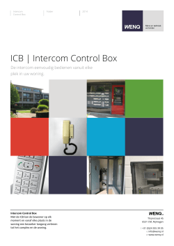 ICB | Intercom Control Box