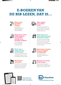 E-BOEKEN VAN DE BIB LEZEN, DAT IS