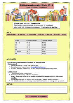 Bib-bezoeken - GBS De Meikever