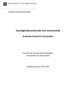 Inhoud cursusaanbod 2014-2015 - GSH