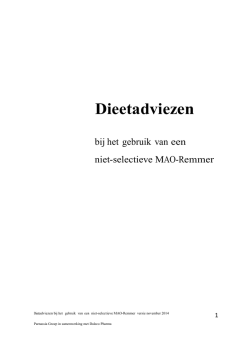 Dieetadviezen - Daleco Pharma bv
