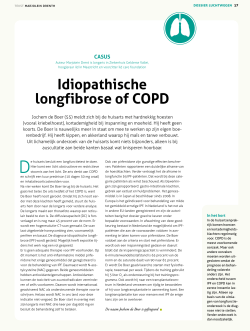 Idiopathische longfibrose of COPD