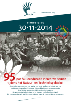 Uitnodiging - NME Den Haag