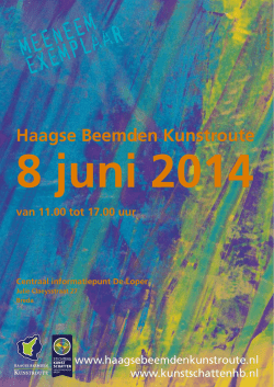 Download hier - haagse beemden kunstroute