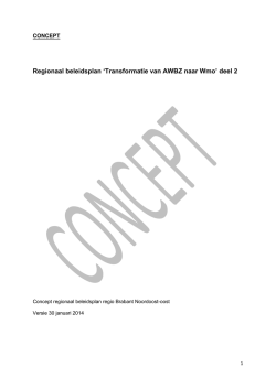 Download concept beleidsplan deel II 30 januari 2014