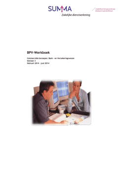 BPV-Werkboek - Summa College