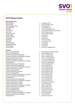 Jaarplanner Wageningen