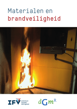 Kennispublicatie Materialen en brandveiligheid