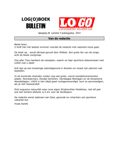 Jaargang 28 - no. 4 juli/augustus 2014