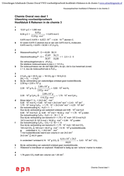 HS6 Rekenen in de chemie 3