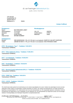 DM N/N getest + 19 andere DNA testen