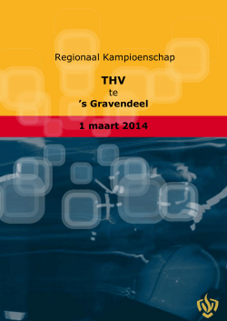 THV - Regiokampioenschappen Zuid-Holland-Zuid