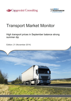 Transport Market Monitor