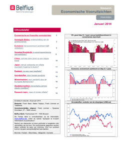 Economische vooruitzichten Belfius Research (24/01/2014)