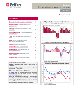 Economische vooruitzichten Belfius Research (24/01/2014)