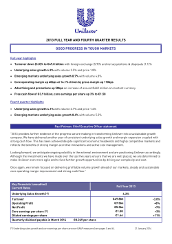 FOURTH QUARTER AND ANNUAL RESULTS 2008