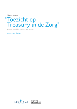 “Toezicht op Treasury in de Zorg” (pdf).