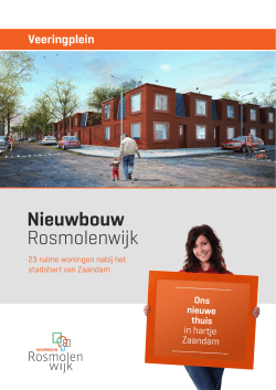 Nieuwbouw Rosmolenwijk - Project Veeringplein