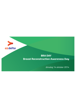 BRA DAY Breast Reconstruction Awareness Day