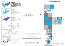 Handleiding Slip Voet