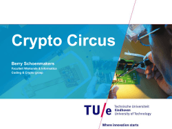 Crypto Circus - Nederlandse Wiskunde Olympiade