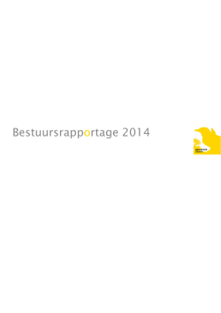 Bestuursrapportage 2014