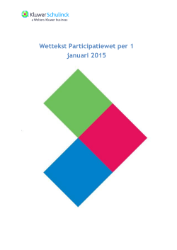 Wettekst_Participatiewet_2015_met_toelichting (PDF