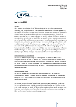 Jaarverslag 2013