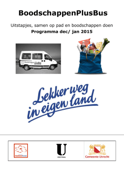 Download hier het programma voor de maanden