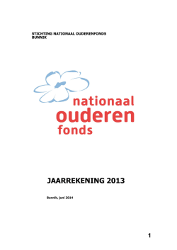 Download de Jaarrekening 2013