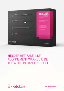 HELDER HET ZAKELIJKE ABONNEMENT WAARBIJ &Uacute; - T