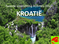 Eerste voorlichting BOS-reis 2014