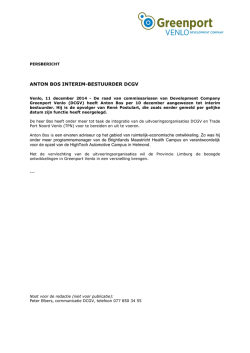 anton bos interim-bestuurder dcgv
