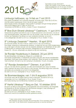 Limburgs halfzware, op 14 feb en 7 mrt 2015 9 Bos-Duin